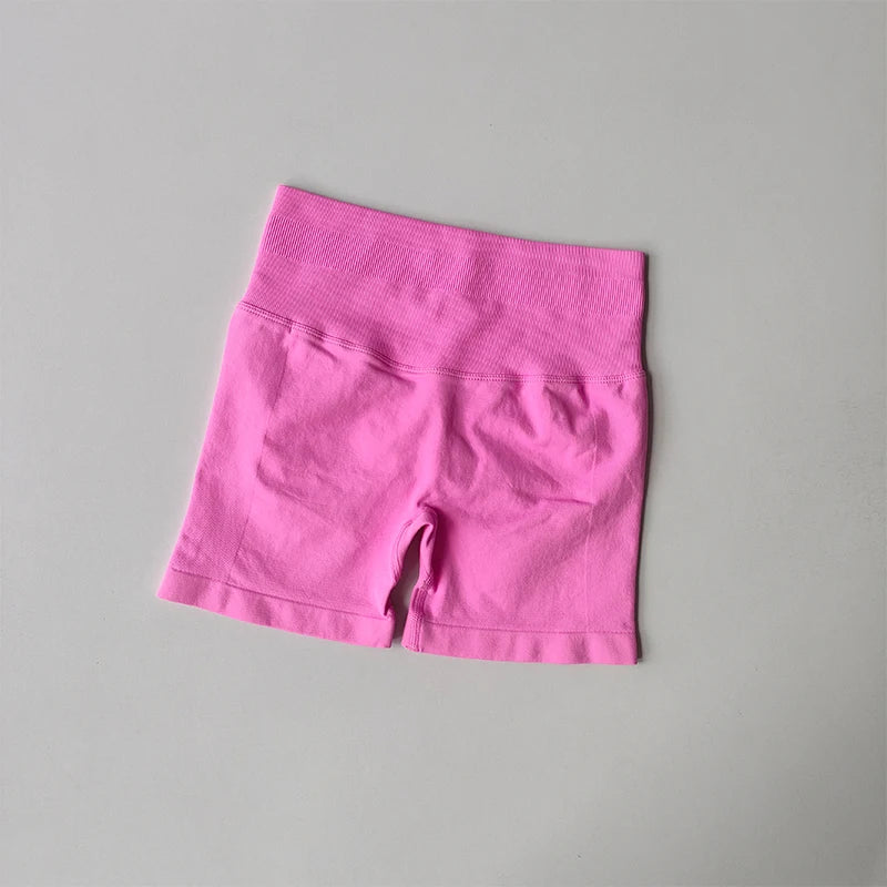 High-waisted Yoga Pants Fitness Pants Summer High Elasticity Thigh Training Peach Buttock Lifting Exercise Three-point Shorts