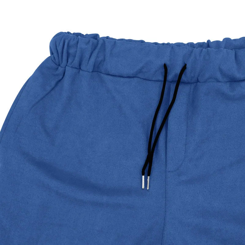 Party Men's Jacket and Pants Sets Pocket Overalls Male Fashion Suit Solid Color Autumn Winter Streetwear Tracksuit 2 Piece Set