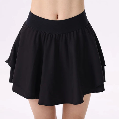 High-Waist Extended Tennis Short Skirt for Women Anti-Light Casual Sports Mini Skirt Double Layer Design Sporty And Stylish