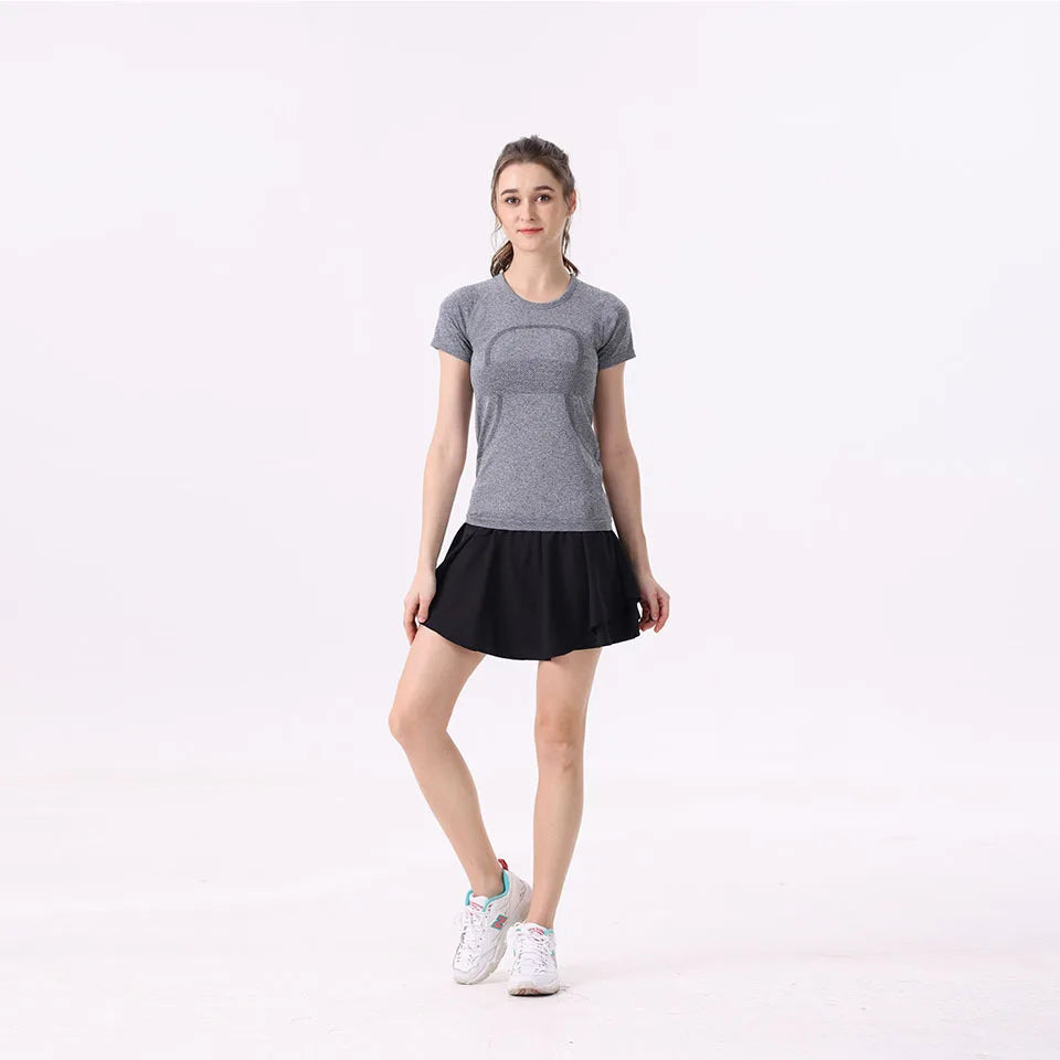 High-Waist Extended Tennis Short Skirt for Women Anti-Light Casual Sports Mini Skirt Double Layer Design Sporty And Stylish