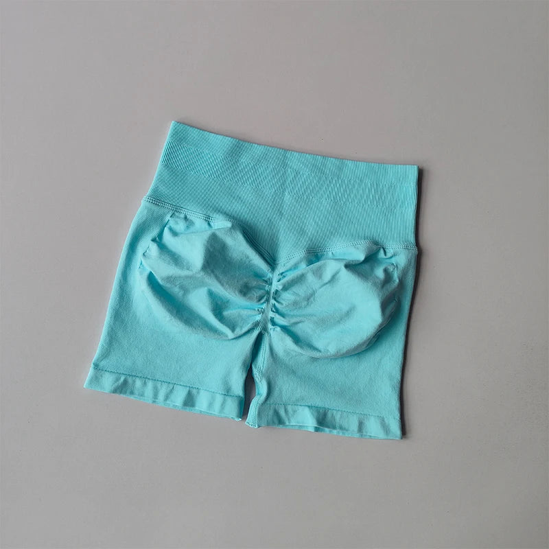 High-waisted Yoga Pants Fitness Pants Summer High Elasticity Thigh Training Peach Buttock Lifting Exercise Three-point Shorts